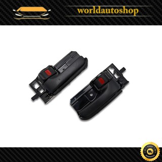 ชุด 2Dr มือเปิดในประตู ซ้าย+ขวา สีดำ Lh+Rh 2ชิ้น Toyota  Hilux Vigo,KDH,Vios ปี2005 - 2014