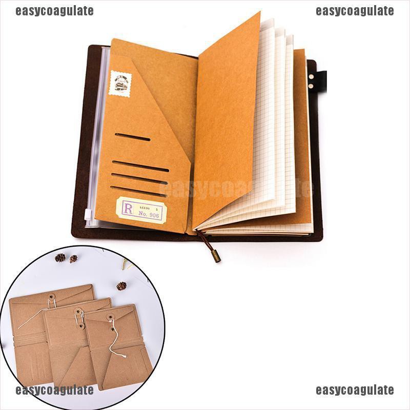 【EasyCoagulate】 Filler Papers Traveler's Notebook Kraft Paper Business