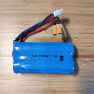 แบตเตอรี่ลิเที่ยม 7.4V 2500mAh แจ๊ค TX30 Battery 7.4 V 2500 mAh สำหรับ​ของเล่น​บังคับ​ (สินค้าพร้อมส่ง)