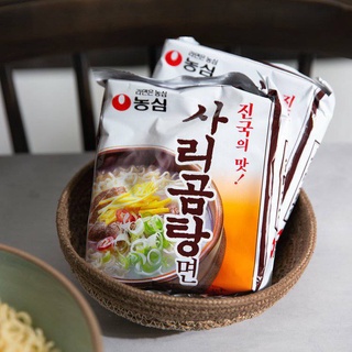 บะหมี่กึ่งสำเร็จรูป รสน้ำซุปกระดูกวัว Nongshim Sari Gomtang Noodles 사리곰탕면