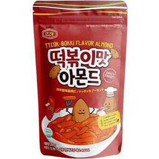 Murgerbon Tteok Bokki Flavor Almond 200g  Murgerbon ต๊อกบ็อกกิอัลมอนด์ 200 กรัม