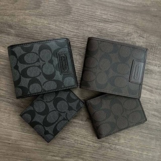 COACH Heritage Signature Compact ID Wallet