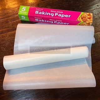 PAPA กระดาษไขรองอบ กระดาษไข Baking Paper 5เมตร Non Stick