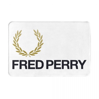 Fred Perry (1) พรมเช็ดเท้า ผ้าสักหลาด กันลื่น ดูดซับน้ํา แห้งเร็ว สําหรับห้องน้ํา 16x24 นิ้ว พร้อมส่ง