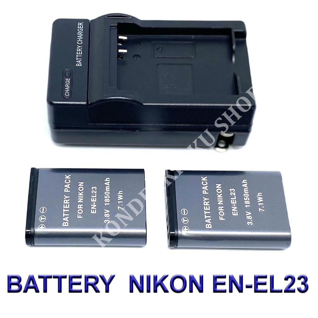 ENEL23 \ ENEL23 Battery and Charger For Nikon Coolpix P600,P610,B700
