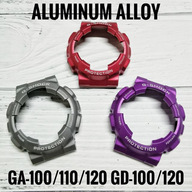 CUSTOM BEZEL FIT GA-100/110/120 GD-100/120 อลูมิเนียมอัลลอยด์ BEZEL.12g น้ําหนัก เครื่องมือฟรี.