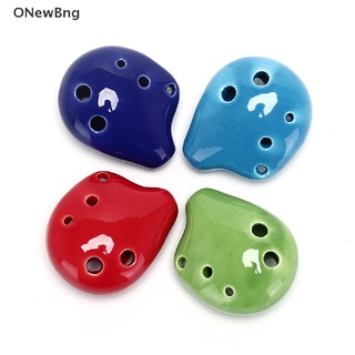 (Onewbng) เครื่องดนตรีขลุ่ยเซรามิก 6 หลุม C Legend Ocarina 4