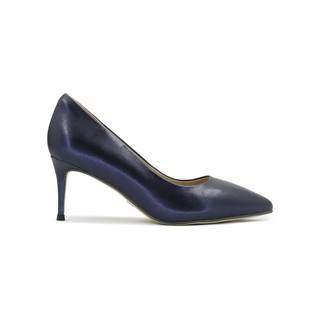 SHU CELEB HEELS 2.5" IN MILAN METALLIC MIDNIGHT BLUE รองเท้าส้นสูง