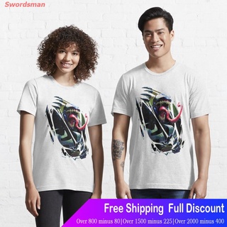 เสื้อยืดผ้าฝ้ายพิมพ์ลาย Swordsman เสื้อยืดผู้ชายและผู้หญิง Inside Essential T-Shirt Popular T-shirts