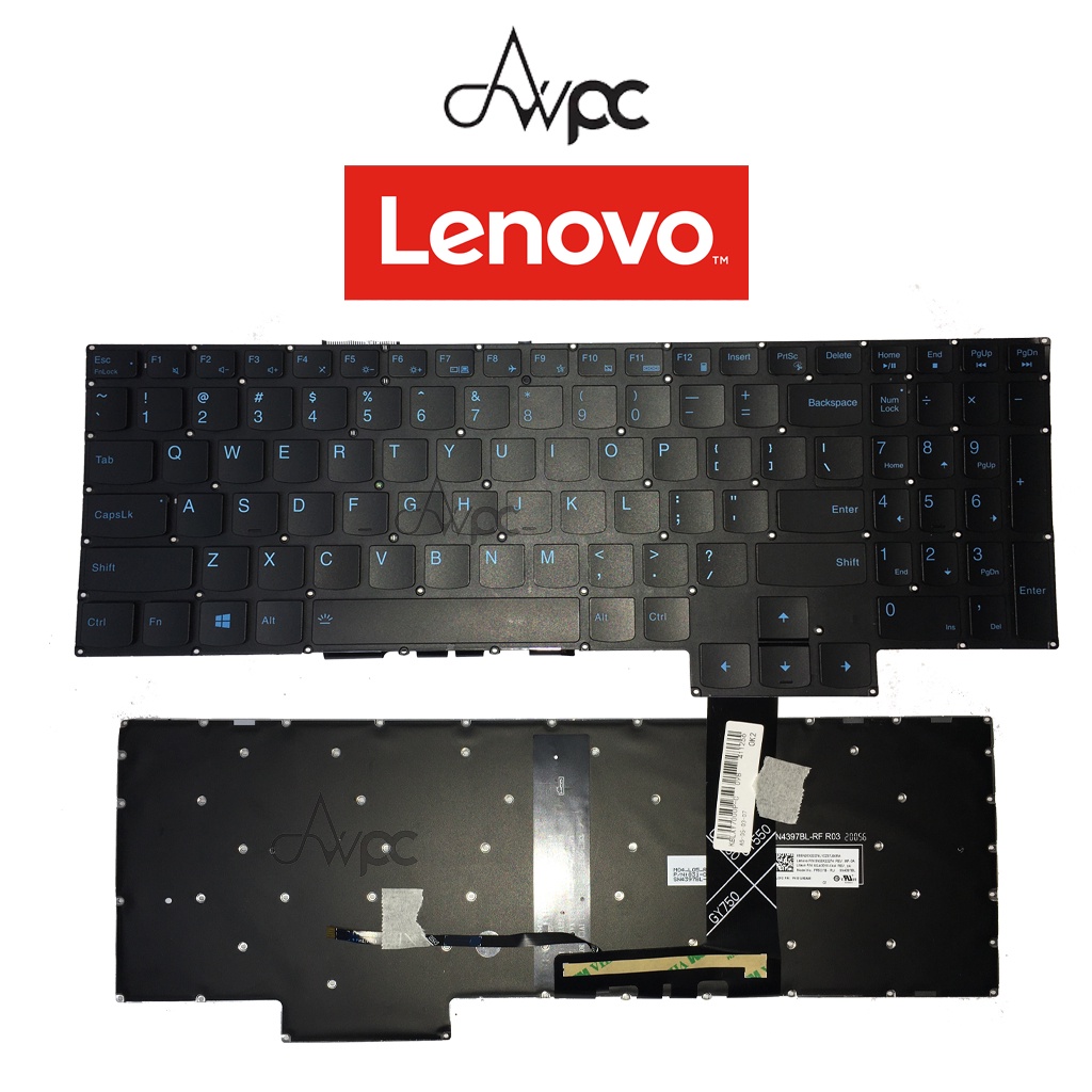 Lenovo Gaming 3-15IMH05 15ARH05 15ACH GY530 GY550 GY570 Gaming แล็ปท็อปคีย์บอร์ดเปลี่ยน @ alphawolfp