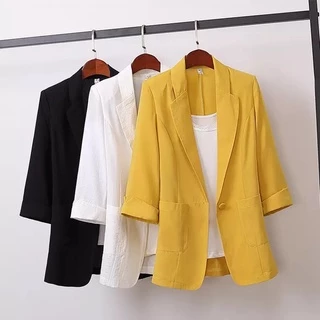 เสื้อสูท แขนยาว สไตล์ญี่ปุ่น พร้มส่งทีไทย-1129