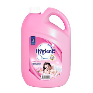 🔥HOT🔥 ไฮยีน น้ำยาปรับผ้านุ่ม สูตรมาตรฐาน กลิ่นพิ้งค์ สวีท ชมพู 3500 มล. Hygiene Regular Softener Pink 3500 ml