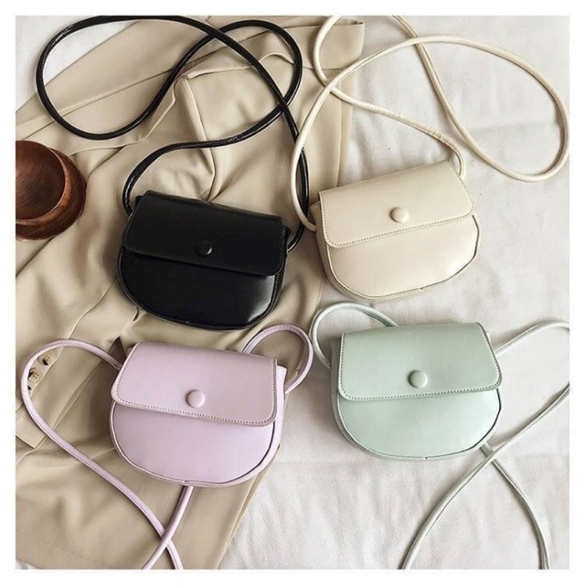 🛎พร้อมส่ง!!!!!!! 🍑Crepe bag 🍑