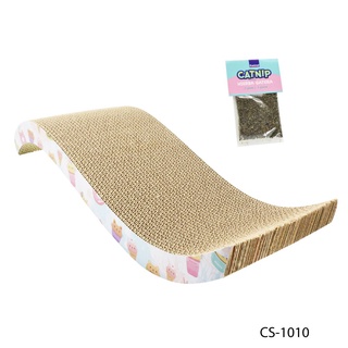 Kanimal Curved cat scratcher ที่ข่วนเล็บแมว แบบ คลื่น ของเล่นแมว Cat Toy ที่ข่วนเล็บ