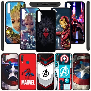 เคสโทรศัพท์ซิลิโคน แบบนิ่ม ลาย F2-ECY46 Avengers Marvel Iron Man Thanos สําหรับ OPPO A5s A3s A5 2018 A9 2020 A7 F11 Pro