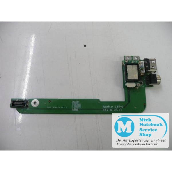 USB &amp; S-Video Board Compaq V2000 M2000 - DA0CT3TB6C6 (มือสอง) แผงวงจรยูเอสบี และช่องเสียบวีดีโอ other board