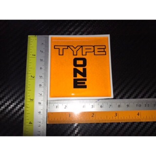 สติ๊กเกอร์สะท้อนแสง TYPE ONE แบบเรียบและแบบนูนเรซิ่น