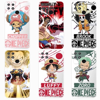 เคส เรียวมี OPPO Realme Narzo 50A 50i 50 4G 50 Pro Case การ์ตูน One Piece Soft TPU เคสซิลิโคน โทรศัพท์มือถือ เคส