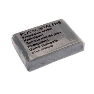 ยางลบซับ คาร์บอน ยางลบดินน้ำมัน ยางลบซับชาร์โคล Royal Talens removing pastel, graphite ,charcoal eraser Kneaded Eraser