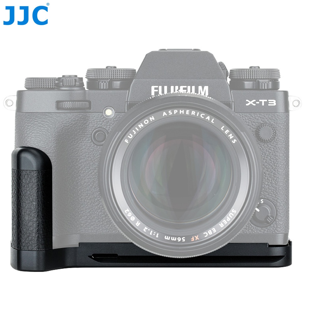 JJC กล้องจานด่วน L Bracket Hand Grip สำหรับ Fujifilm X-T3 X-T2 XT2 XT3 กล้องแทนที่ Fuji MHG-XT3 MHG-XT2