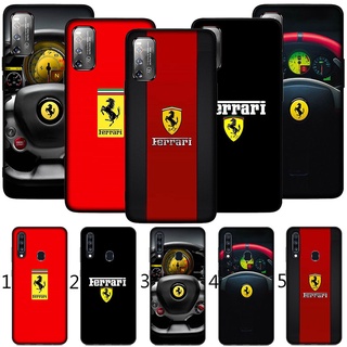 พร้อมส่ง ใหม่ เคสโทรศัพท์มือถือนิ่ม ลายโลโก้ Ferrari สําหรับ OPPO F11 A9 F17 F19 Find X3 Pro Plus Lite XOR129