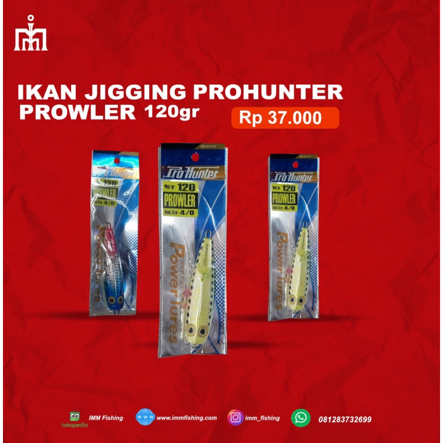 PROHUNTER PROWLER JIGGING FISH 120 GR