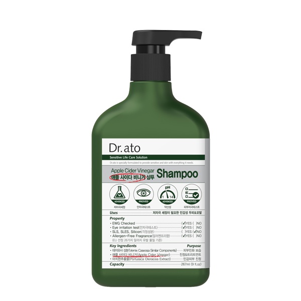 Dr.ato Apple Cider Vinegar Shampoo 267ml