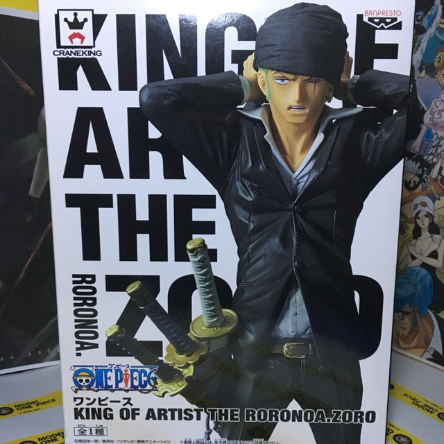 โมเดลวันพีช Zoro โซโล KOA  King of Artist  LotJapan แกะเช็ค ของแท้