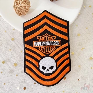☸ Live Free Ride Free - แพทช์รีดมอเตอร์ย้อนยุค ☸ 1 ชิ้น Skull DIY เย็บบนเหล็กบนป้ายแพทช์