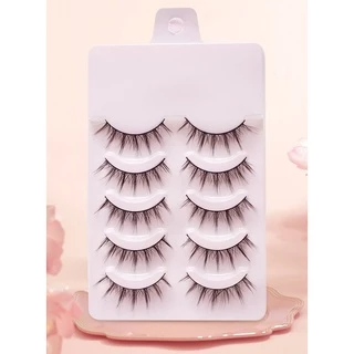 MYPINK 💕ขนตา 3D กล่อง 5 คู่ ขนตาปลอม ขนตาสำหรับ COS ขนมิ้งค์