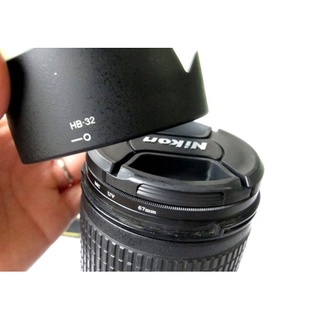 ฮูดเลนส์ Kit Nikon DX 18-70mm F/3.5-5.7 G IF-ED, DX 18-135mm, DX 18-105mm VR, DX 18-140mm VR