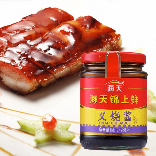 ซอสหมักหมูแดงฮ่องกง (ชาซุยซอส) หอมอร่อย ทำเองง่ายๆได้ที่บ้าน 海天锦上鲜叉烧酱280g