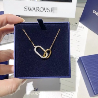 🔥พร้อมส่ง🔥Swarovsk แท้ใหม่ สร้อยคอ swarovsk ของแท้ ของแท้ 100% แท้环环相扣项链