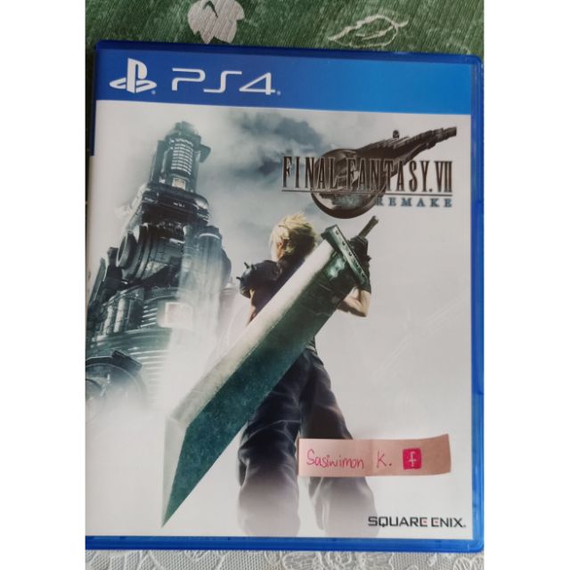 ส่งฟรี[PS4]Final Fantasy7 remake/ ff7r มือสองมีโค้ด