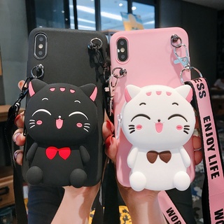 เคสโทรศัพท์มือถือ Tpu แบบนิ่มลายการ์ตูนแมว 3 มิติสําหรับ Vivo V2023 V2025 V2026 V2027 V2028 V2029 1713 1901 1906 1609 1714 1802/1803 1724 1919