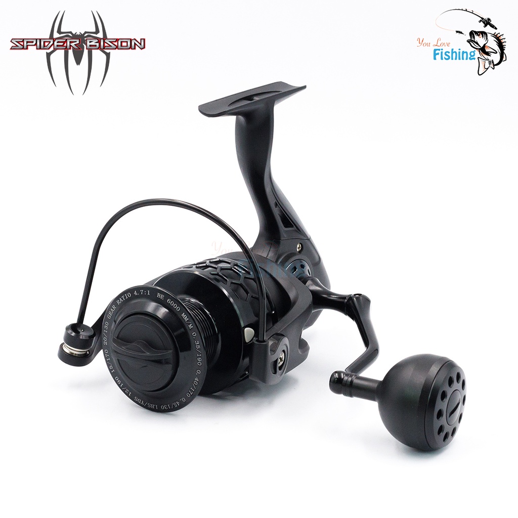 Bison Spider X รอกใหม่ของแทร่จาก Bison #bison #ตกปลา #akan #fishing  #hampala #tomvib #bisonx 