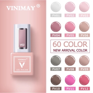 สีทาเล็บ เจลทาเล็บ vinimay ของแท้ 100% สีเจลมินิ ขนาด 8ml เซ็ต A**