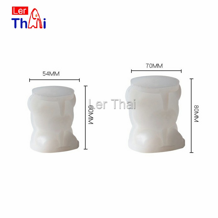 LerThai แม่พิมพ์น้ำแข็งรูปหมี แม่พิมพ์น้ำแข็งน่ารักตะมุมิ เด็กๆชอบ  พร้อมจัดส่ง  Ice Bear Mould - รูปที่ 4