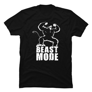 เสื้อยืดแขนสั้น คอกลม ผ้าฝ้าย 100% พิมพ์ลาย Beast Mode Ozaru สีดํา สําหรับผู้ชายSize S-5XL