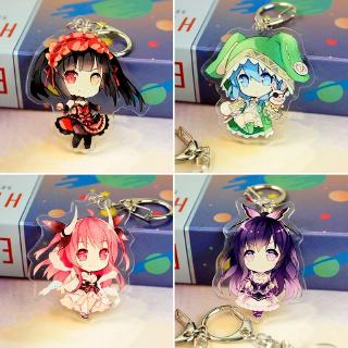 Y&amp;P| DATE A LIVE พวงกุญแจอะคริลิคใส