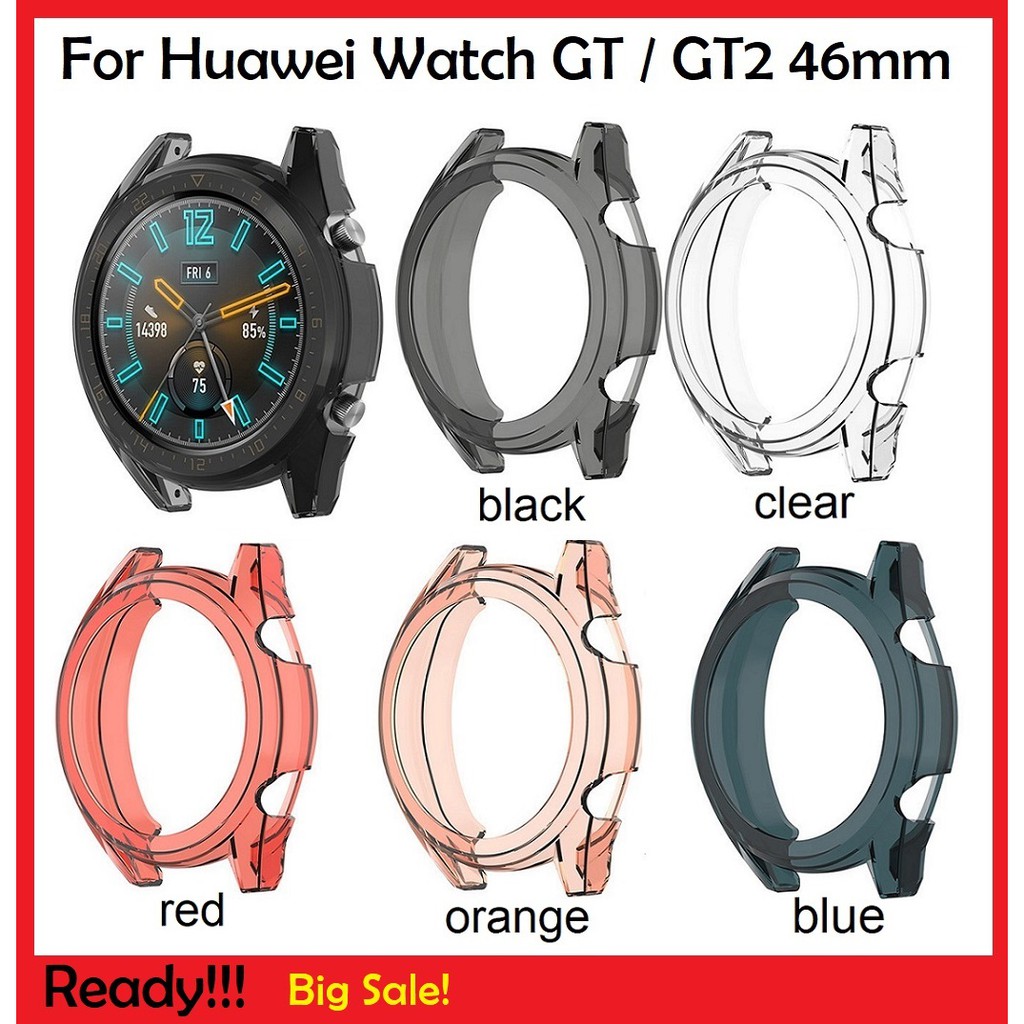 🔥Ready! เคส Huawei Watch GT2 46mm 42mm Case กรอบเคสนาฬิกา TPU Soft Huawei GT / GT 2 Cover Protection Huawei GT2 Case