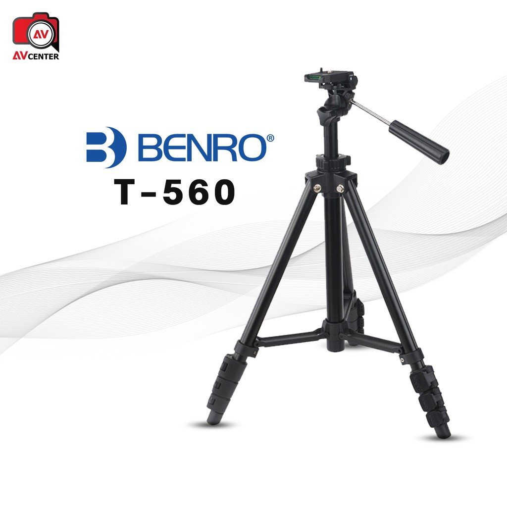 Benro Tripod T560 ขาตั้งกล้องสุดประหยัด น้ำหนักเบา รองรับน้ำหนักได้ถึง