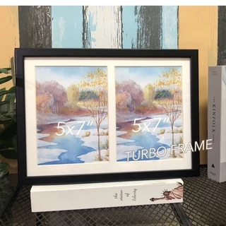 กรอบรูปพร้อมเม้าใส่ภาพ 5x7"แนวตั้ง+ 5x3.5" แนวนอน และเม้าอีกหลายแบบ เพื่อใส่ภาพท่องเที่ยว ภาพครอบครัว