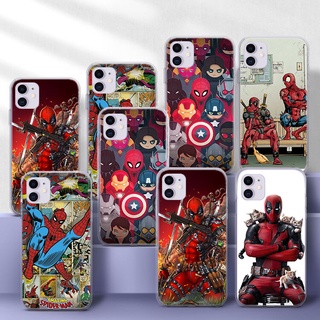 เคสโทรศัพท์มือถือนิ่ม ลาย Deadpool และ Spiderman สําหรับ Infinix Zero 8 X687 8i Hot 10 Lite X657 Smart 5 X655 X655C Hot 9 Pro Play X680 10i X682 104C