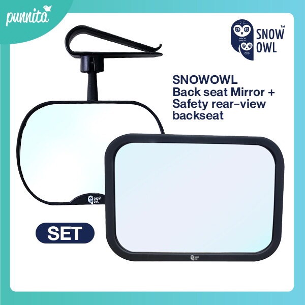 SNOW OWL BABY Mirror กระจกมองเด็ก ตอนนั่งคาร์ซีท รูปที่ 2