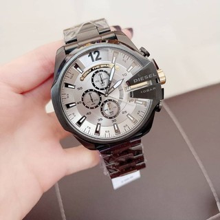 (สด-ผ่อน)🎗แท้100% Diesel Timeframes Mega Chief Grey Black Chronograph Quartz⌚