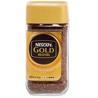 ﻿Nescafe Gold Blend (Japan Imported) เนสกาแฟโกลด์ ขวด 80g.