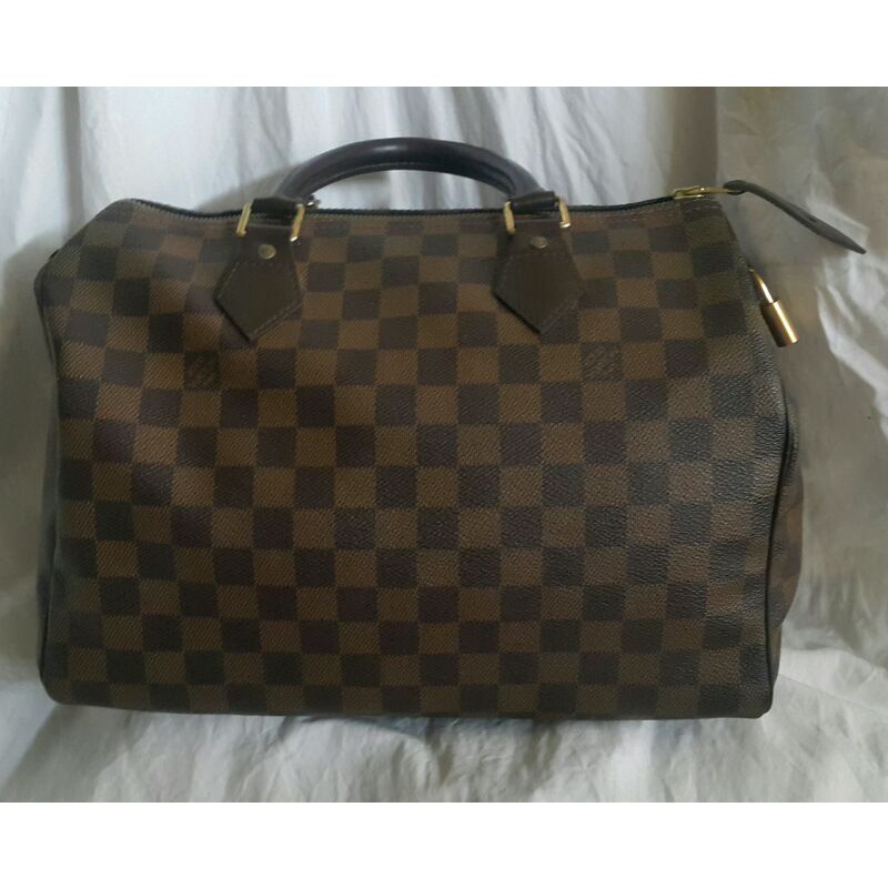 USED: ของแท้ Louis Vuitton LV Speedy 30 Damier หลุยส์ วิตตอง