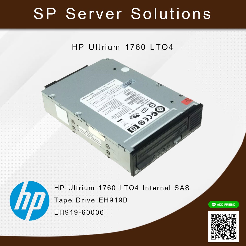 HP Ultrium 1760 LTO4 Internal SAS Tape Drive EH919B EH919-60006