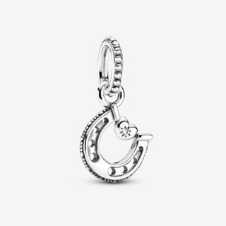 Good Luck Horseshoe Dangle Charm